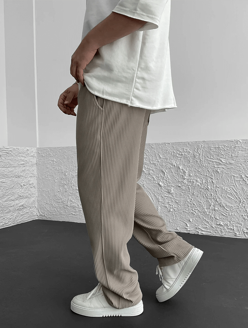 Nathan Ribbed Knit Pants