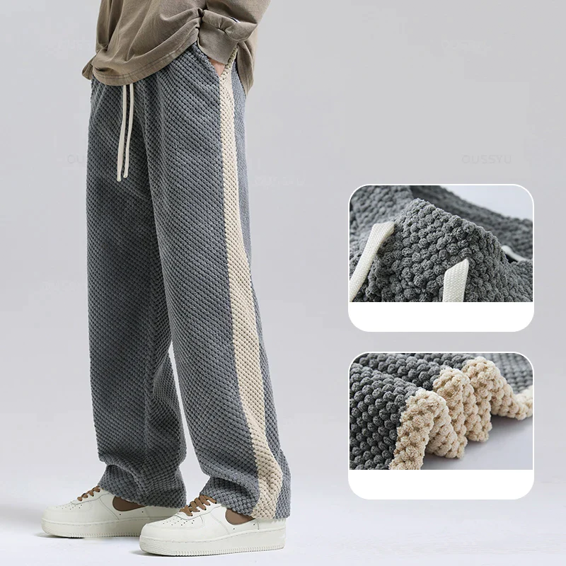 Waffle Knit Corduroy Joggers