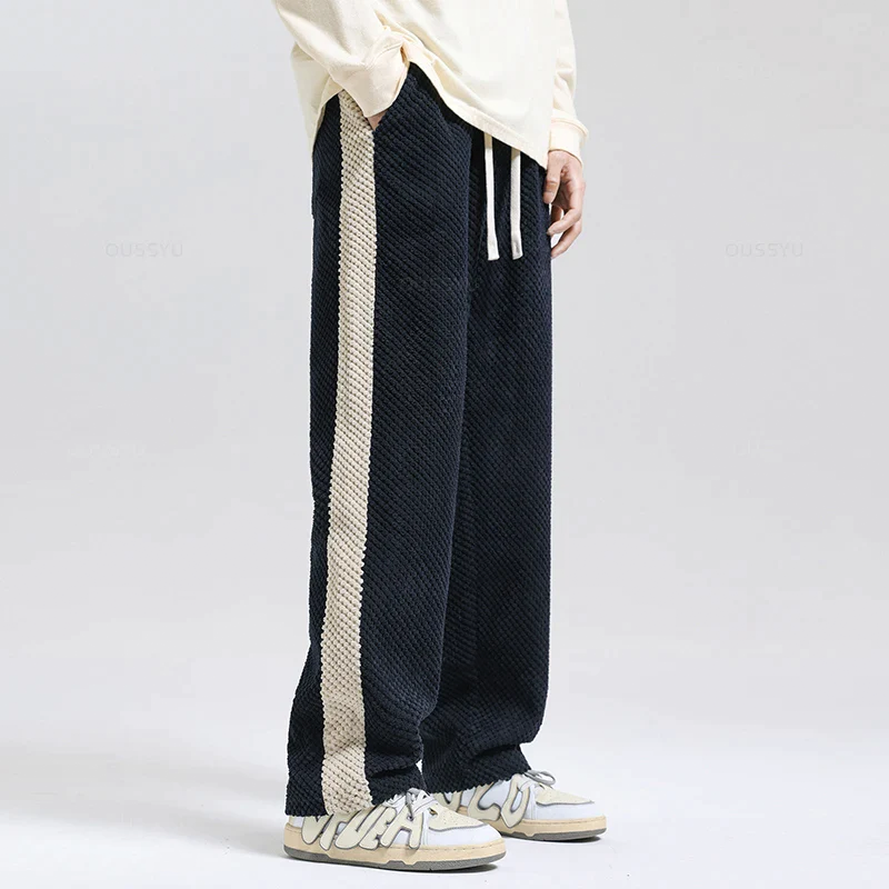 Waffle Knit Corduroy Joggers