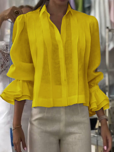 Lumie | Lapel Blouse