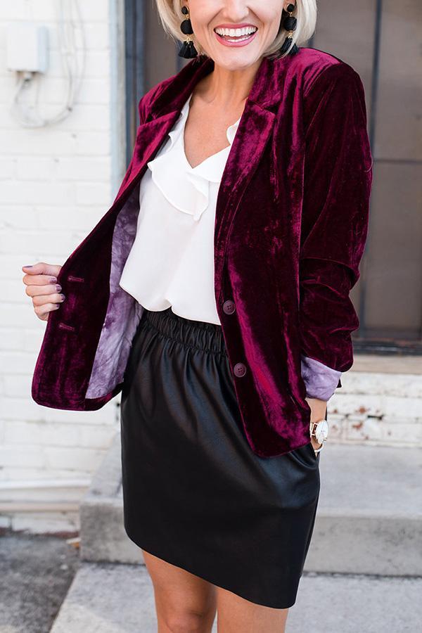 Margot Velvet Blazer
