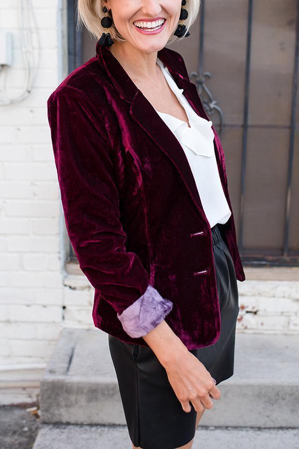 Margot Velvet Blazer