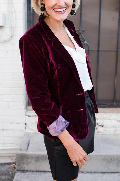 Margot Velvet Blazer