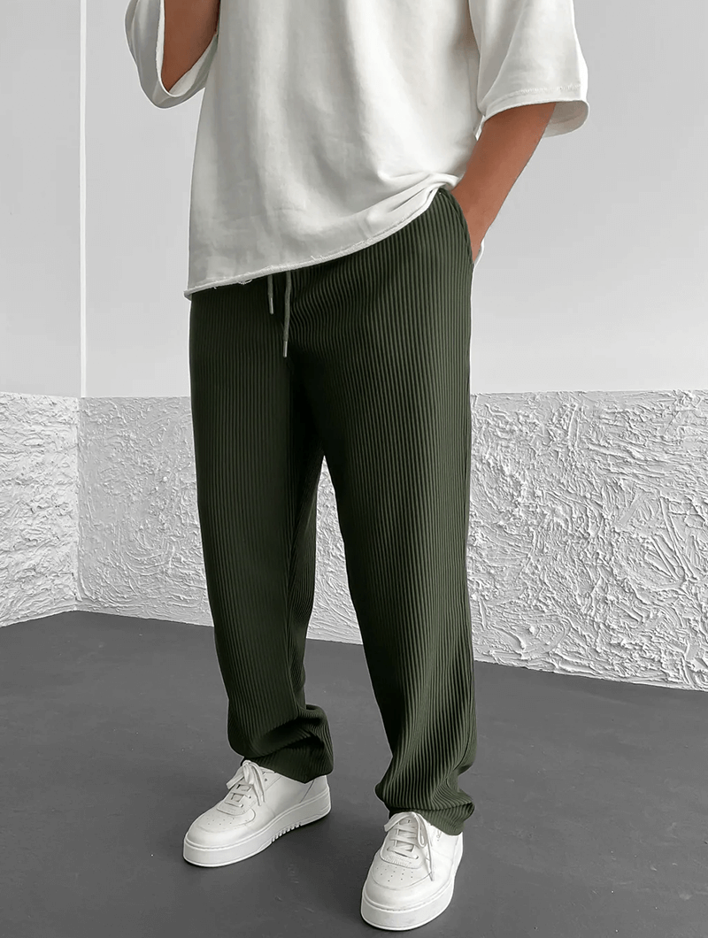 Nathan Ribbed Knit Pants