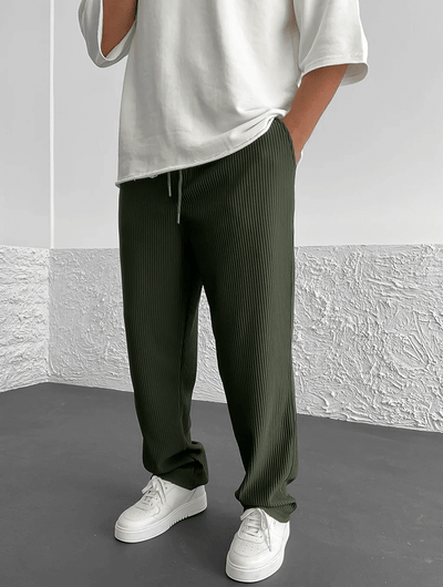 Nathan Ribbed Knit Pants