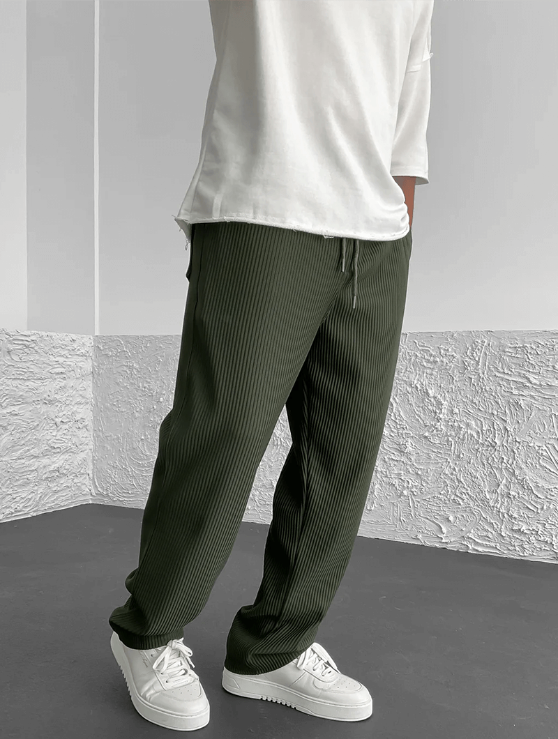 Nathan Ribbed Knit Pants