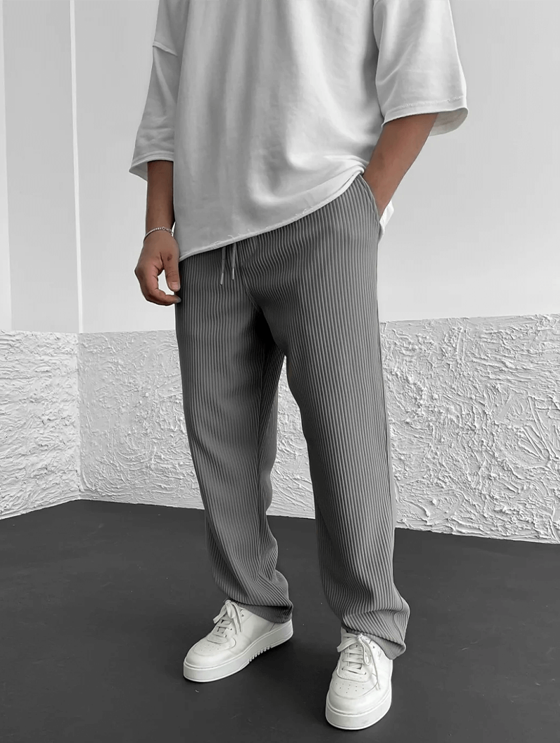 Nathan Ribbed Knit Pants