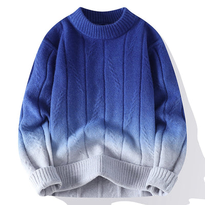Stylish Ombre Knit Sweater