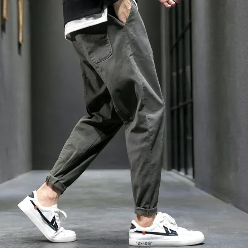 Relaxed Fit Casual Trousers